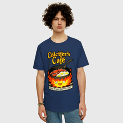 Мужская футболка хлопок Oversize Calcifer cook - фото 2