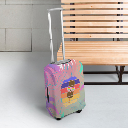 Чехол для чемодана 3D Эскимо в Тропиках, цвет 3D печать - фото 3
