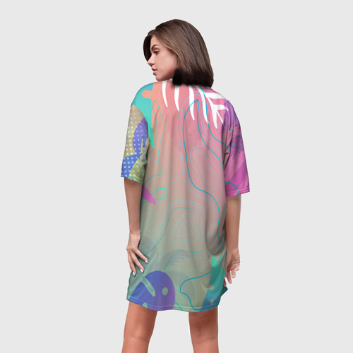 Платье-футболка 3D Эскимо в Тропиках, цвет 3D печать - фото 4