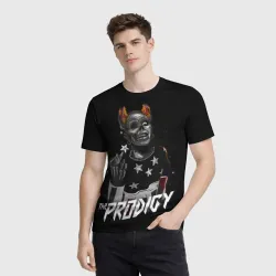 Мужская футболка 3D The Prodigy Flint - фото 2