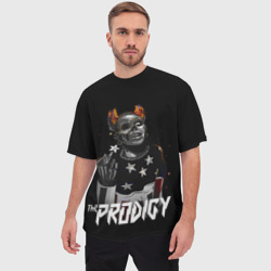 Мужская футболка oversize 3D The Prodigy Flint - фото 2