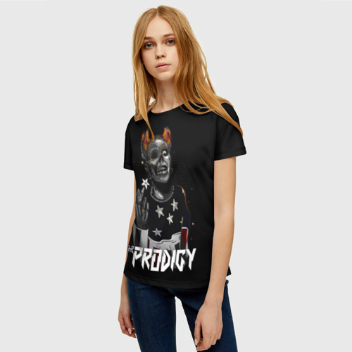 Женская футболка 3D The Prodigy Flint, цвет 3D печать - фото 3