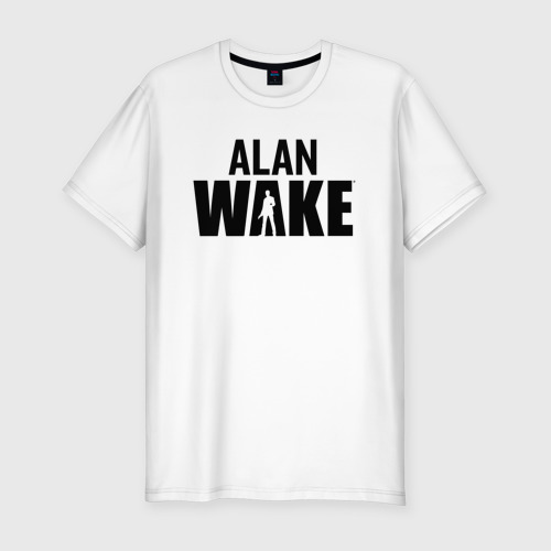 Мужская футболка хлопок Slim Alan Wake Алан Уэйк
