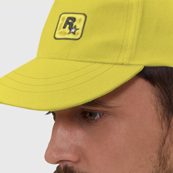 Rockstar logo  – Бейсболка с вышивкой с принтом купить
