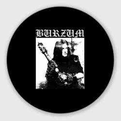 Круглый коврик для мышки Burzum Бурзум