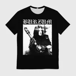 Мужская футболка 3D Burzum Бурзум