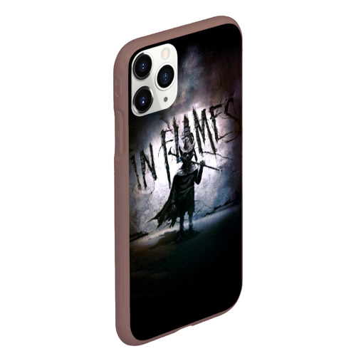 Чехол для iPhone 11 Pro Max матовый с принтом I, the Mask - In Flames, вид сбоку #3