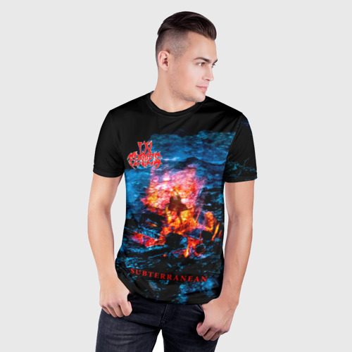 Мужская футболка 3D Slim Subterranean - In Flames, цвет 3D печать - фото 3