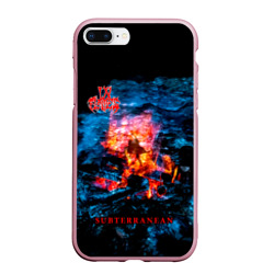 Чехол для iPhone 7Plus/8 Plus матовый Subterranean - In Flames