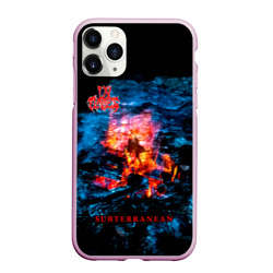 Чехол для iPhone 11 Pro Max матовый Subterranean - In Flames