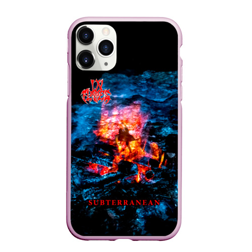 Чехол для iPhone 11 Pro Max матовый Subterranean - In Flames, цвет розовый