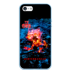 Чехол для iPhone 5/5S матовый Subterranean - In Flames