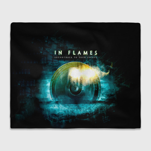 Плед 3D Soundtrack to Your Escape - In Flames, цвет 3D (велсофт)