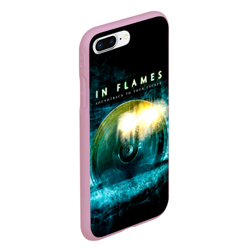 Чехол для iPhone 7Plus/8 Plus матовый Soundtrack to Your Escape - In Flames, цвет розовый - фото 3