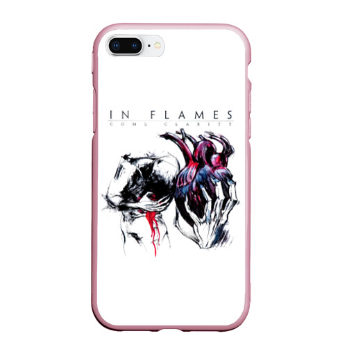 Чехол для iPhone 7Plus/8 Plus матовый Come Clarity - In Flames, цвет розовый