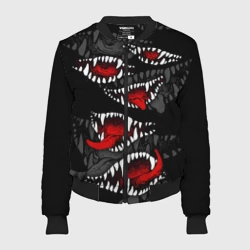 Женский бомбер 3D Атака вампиров