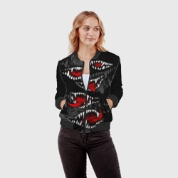 Женский бомбер 3D Атака вампиров - фото 2