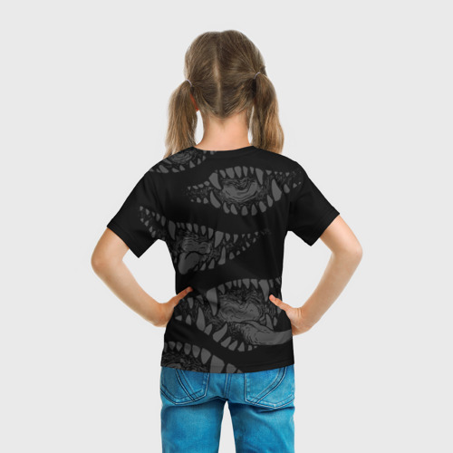 Детская футболка 3D Атака вампиров, цвет 3D печать - фото 6