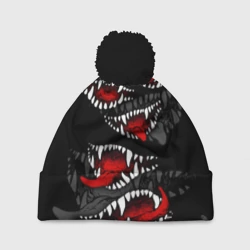 Шапка 3D c помпоном Атака вампиров