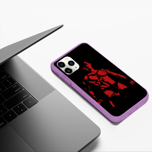 Чехол для iPhone 11 Pro Max матовый Dungeon Master Van, цвет фиолетовый - фото 5