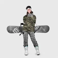 Накидка на куртку 3D Именной камуфляж Макс - фото 2