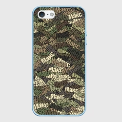 Чехол для iPhone 5/5S матовый Именной камуфляж Макс