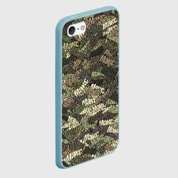 Чехол для iPhone 5/5S матовый Именной камуфляж Макс - фото 2