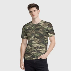 Мужская футболка 3D Именной камуфляж Макс - фото 2