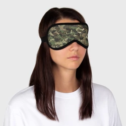 Маска для сна 3D Именной камуфляж Олег - фото 2