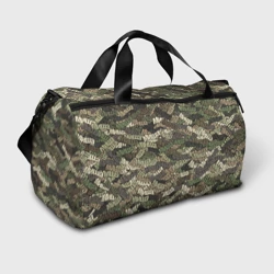 Сумка спортивная 3D Именной камуфляж Миша
