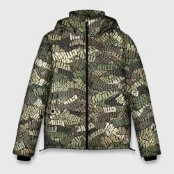 Мужская зимняя куртка 3D Именной камуфляж Миша