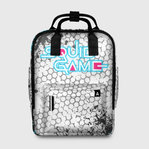 Сумка-рюкзак 3D Игра в кальмара Неон