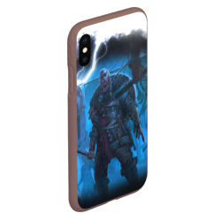 Чехол для iPhone XS Max матовый Assassin`s Creed Valhalla Валхалла - фото 2