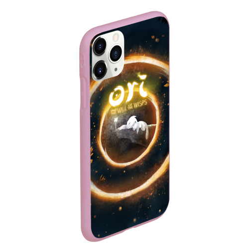 Чехол для iPhone 11 Pro Max матовый Ori and Flower, цвет розовый - фото 3