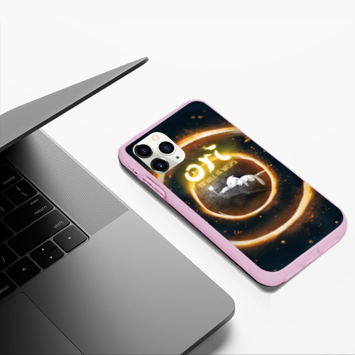 Чехол для iPhone 11 Pro Max матовый Ori and Flower, цвет розовый - фото 5