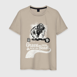 Улыбающийся монстр  – Мужская футболка хлопок с принтом купить со скидкой в -20%