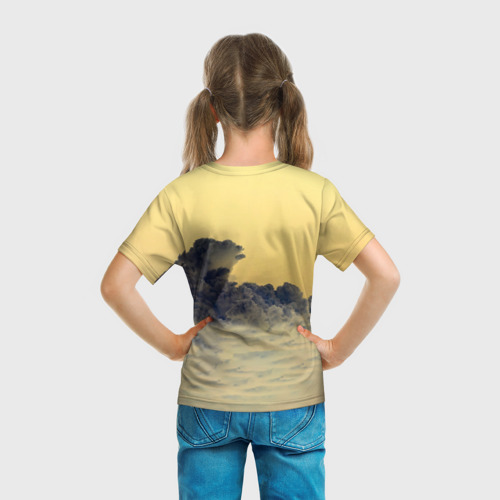 Детская футболка 3D с принтом It's Time - Imagine Dragons, вид сзади #2