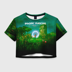 Женская футболка Crop-top 3D Origins - Imagine Dragons