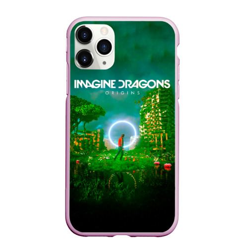 Чехол для iPhone 11 Pro Max матовый Origins - Imagine Dragons, цвет розовый