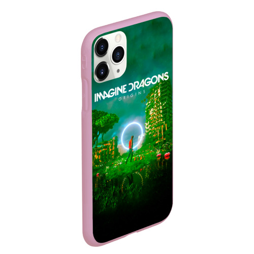 Чехол для iPhone 11 Pro Max матовый Origins - Imagine Dragons, цвет розовый - фото 3