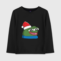 Детский лонгслив хлопок Pepe happy, Пепе хеппи happy new year