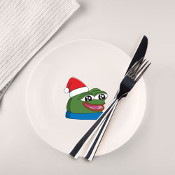 Тарелка Pepe happy, Пепе хеппи happy new year