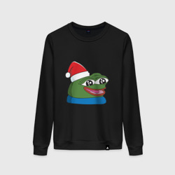 Женский свитшот хлопок Pepe happy, Пепе хеппи happy new year