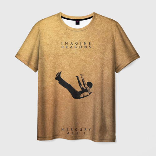 Мужская футболка с принтом Mercury Act 1 - Imagine Dragons, вид спереди №1
