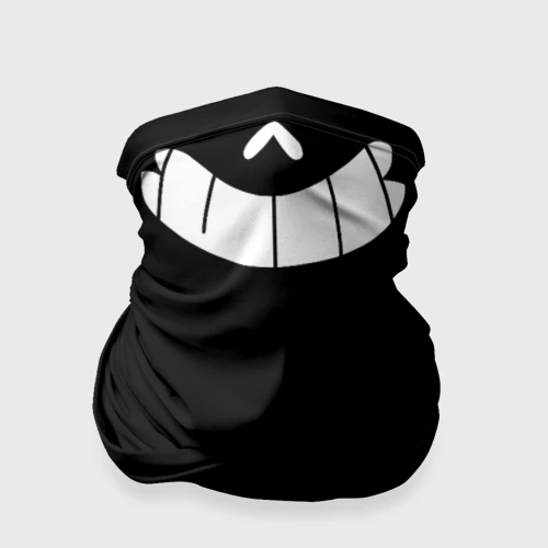 Бандана-труба 3D Undertale Sans face black mask