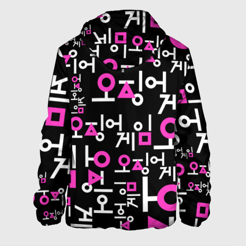 Мужская куртка 3D Игра в кальмара лого узор, цвет 3D печать - фото 2
