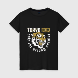 Женская футболка хлопок Tiger - Japan