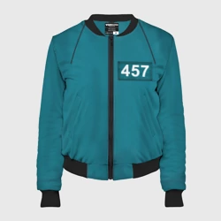 Женский бомбер 3D Форма игрока Игра в кальмара