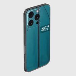 Чехол для iPhone 16 Pro силиконовый с защитой камеры Форма игрока Игра в кальмара - фото 2