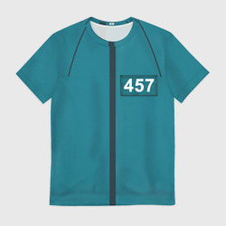 Мужская футболка 3D Форма игрока Игра в кальмара